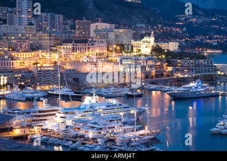 Monte Carlo, Monaco, Cote d'Azur, Mediterraneo, Europa Foto Stock