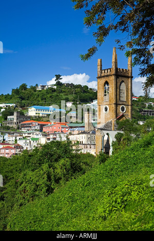 St Andrews Presbyterian Church, St George, Grenada, isole Windward, Piccole Antille, West Indies, dei Caraibi Foto Stock