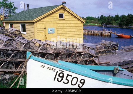 Rocce di colore blu, vicino a Peggy's Cove, Nova Scotia, Canada. Foto Stock