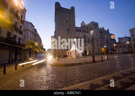 Cattedrale Saint Just Place de l'Hotel de Ville Narbonne Francia Europa Foto Stock