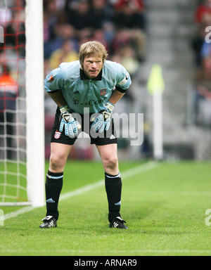 L'obiettivo-keeper da Bayern Muenchen - Oliver KAHN Foto Stock