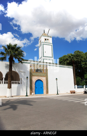 Moschea vicino al Museo Bardo di Tunisi, Tunisia Foto Stock