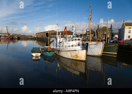 Barche in glasson dock lancashire Foto Stock