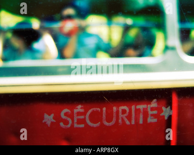 Cremagliera e pignone a Chamonix ferroviaria 1042 m Montenvers 1913 m Chamonix Mont Blanc Haute Savoie Rhône Alpes Francia Foto Stock