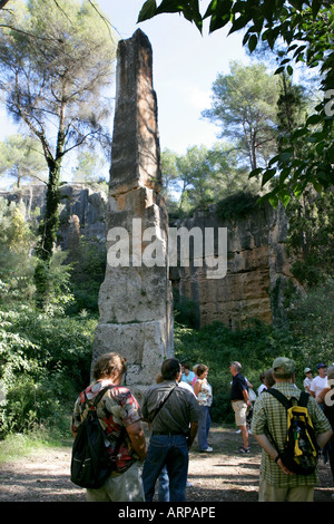 L'ago di Medol, nell'antica cava romana nei pressi di Tarragona, Spagna Foto Stock