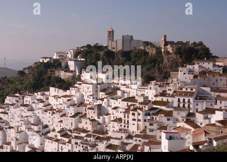 Vista di Casares, Andalusia, Spagna Foto Stock