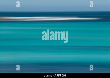 L'Oceano Atlantico è il secondo più grande oceano e gli ioni negativi prodotta dalla caduta di acqua hanno effetti benefici sulle persone Foto Stock