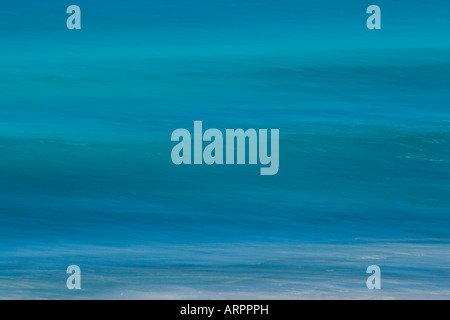 L'Oceano Atlantico è il secondo più grande oceano e gli ioni negativi prodotta dalla caduta di acqua hanno effetti benefici sulle persone Foto Stock