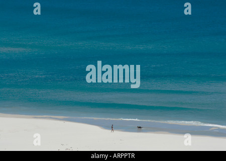 L'Oceano Atlantico è il secondo più grande oceano e gli ioni negativi prodotta dalla caduta di acqua hanno effetti benefici sulle persone Foto Stock