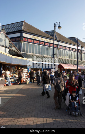 DEWSBURY CENTRO mercato centro di West Yorkshire INGHILTERRA Foto Stock