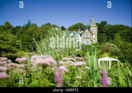 I motivi del vecchio Tarn Howes hotel, Hawkshead, Lake District, REGNO UNITO Foto Stock