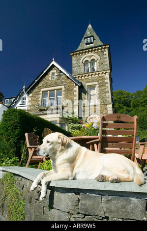 Il vecchio Tarn Howes Hotel, Hawkshead, Lake District, REGNO UNITO Foto Stock