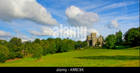 Wray Castello, vicino a Ambleside (Lago di Windermere), Parco Nazionale del Distretto dei Laghi, Cumbria, Regno Unito Foto Stock