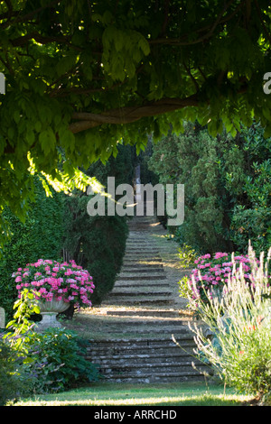 Villa La Foce Toscana Italia Foto Stock