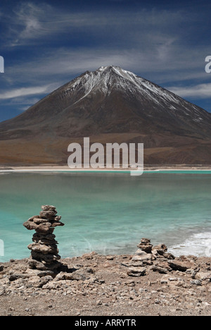 Vulcano Licancabur Bolivia Foto Stock