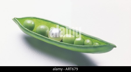 Una sorpresa perla trovata in una sorpresa Peapod tesoro Foto Stock