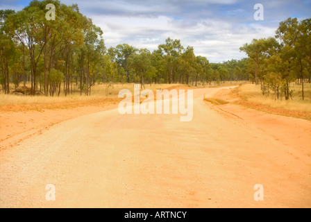 Pista sterrata in prossimità Chilagoe, North Queensland, Australia Foto Stock