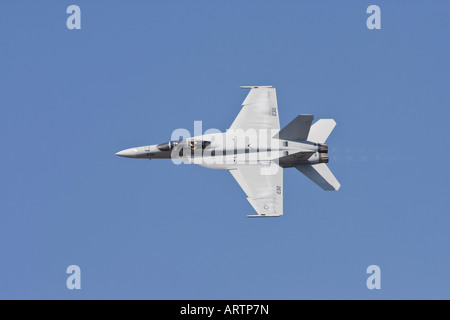 FA 18 F Super Hornet High Speed Pass Foto Stock