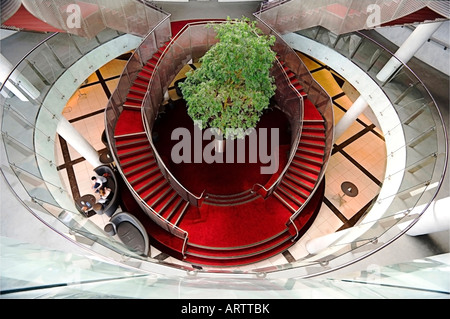 DCU Helix Concert Hall Theatre Aula Maxima Foyer Dublino Irlanda. Foto Stock