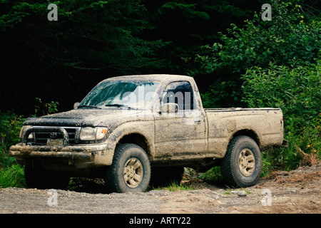 Off road toyota pickup truck parcheggiato Foto Stock