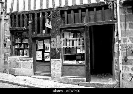 Il vecchio Librarie, Rue de la Boucherie, Limoges FRANCIA Foto Stock