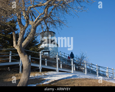 Civette Capo Faro, vicino Rockland Maine Foto Stock