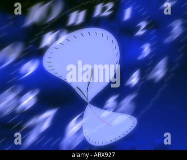 Concetto digitale: Tempus fugit Foto Stock