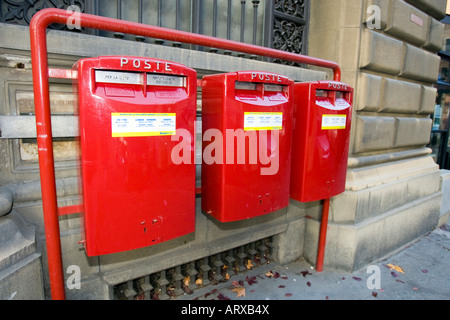 Le caselle postali Bologna Italia Italia 3 Dicembre 2007 Foto Stock