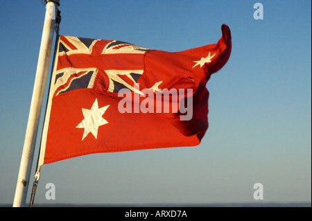 Australian Red Ensign bandiera marittima Australia Foto Stock