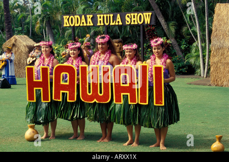 Kodak Hula mostrano di Waikiki di Oahu Foto Stock