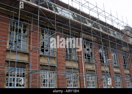 L'ex art college in Newport in fase di rinnovo Foto Stock