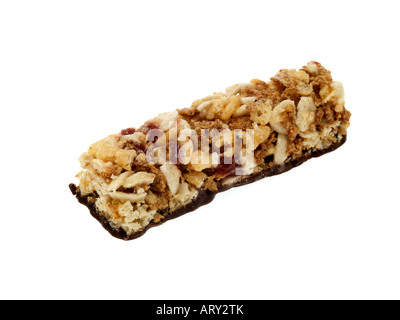 Lampone e cioccolato barra di cereali Foto Stock