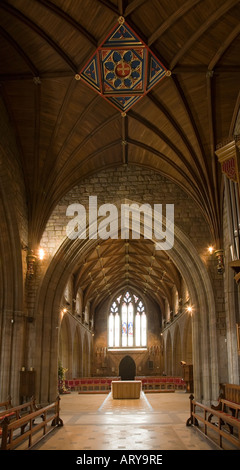 Interno della St Asaph Cattedrale St Asaph Denbighshire Wales UK Foto Stock