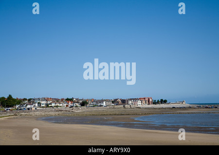 Rhos sul mare da Colwyn Bay North Wales UK Foto Stock