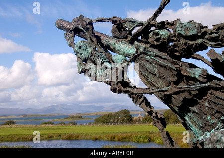 Dettaglio della carestia Memorial Murrisk Co Mayo Foto Stock