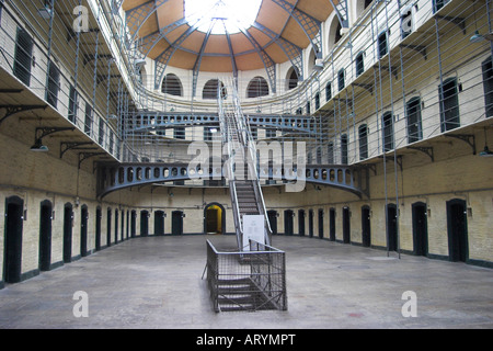 All'interno del Vittoriano ala est. Kilmainham Gaol, Dublino, County Dublin, Irlanda. Foto Stock