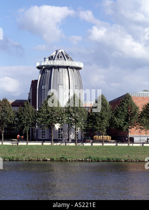 Maastricht, Bonnefantenmuseum, Blick über die Maas Foto Stock