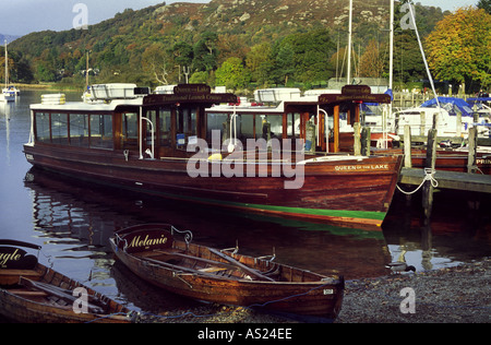 Piacere Cruiser regina del lago sul lago di Windermere Foto Stock