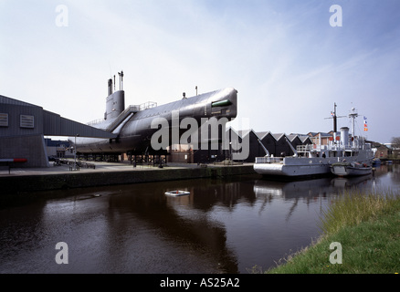Den Helder, Marinemuseum, Unterseeboot Foto Stock