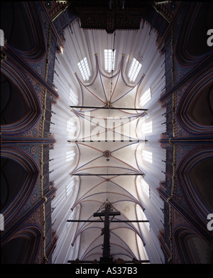 Stralsund, San Nikolai, Chorgewölbe Foto Stock