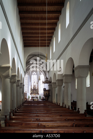 Münchaurach, Klosterkirche, Blick nach Osten Foto Stock