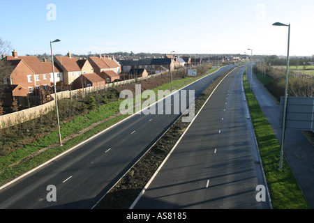 Parte del nuovo nord strada orbitale in Swindon Wiltshire Foto Stock