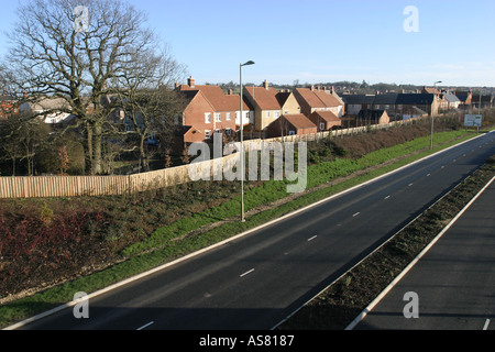 Parte del nuovo nord strada orbitale in Swindon Wiltshire Foto Stock