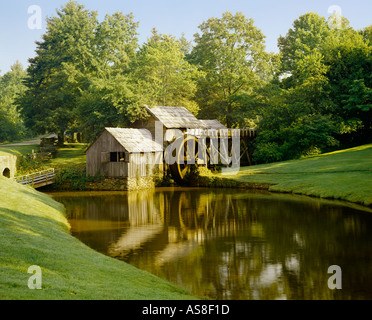 Mabry mulino del Blue Ridge Parkway Southern Virginia Foto Stock