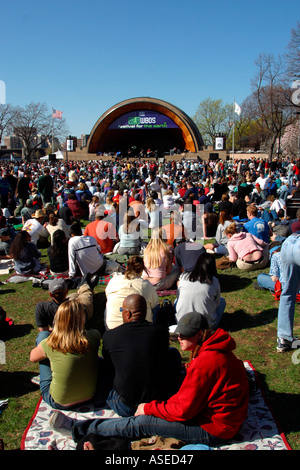 Concerto gratuito al guscio berlina Boston MA Foto Stock