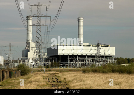 Centrale elettrica a gas Corby Northamptonshire Inghilterra Foto Stock