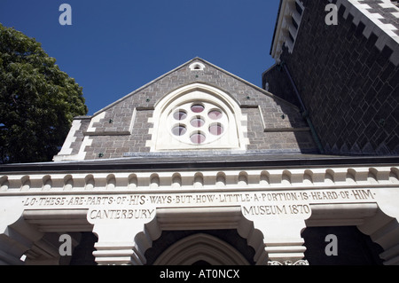 Museo di Canterbury, Rolleston Avenue, il distretto culturale, Christchurch, Isola del Sud, Nuova Zelanda Foto Stock