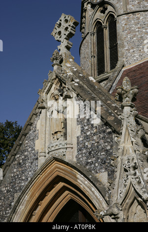 La chiesa di San Gregorio s accanto a Welford Park Foto Stock