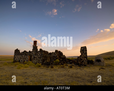 La fase Wickahoney stop rimane ancora in piedi in profondità nel Deserto Owyhee di southwest Idaho Foto Stock