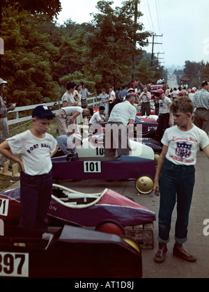 Il box a soapbox derby, Washington DC, c. 1947 Foto Stock